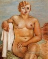 mujer desnuda 1922 Giorgio de Chirico Desnudo impresionista